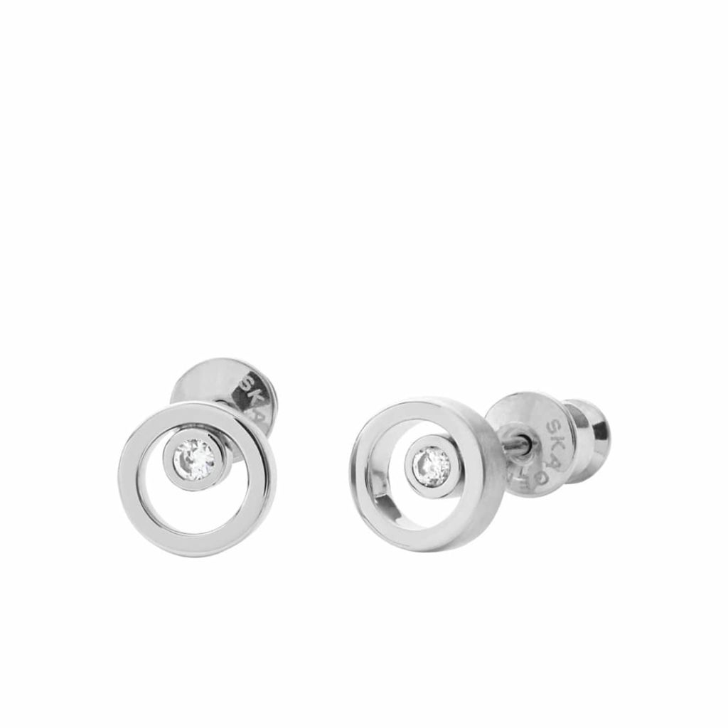 Boucles d’oreilles clous Skagen SKJ0836040 acier inoxydable argentées